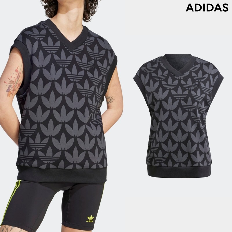 [ADIDAS] アディダス レディース ベスト モノグラム ブラック / MONOGRAM VEST
