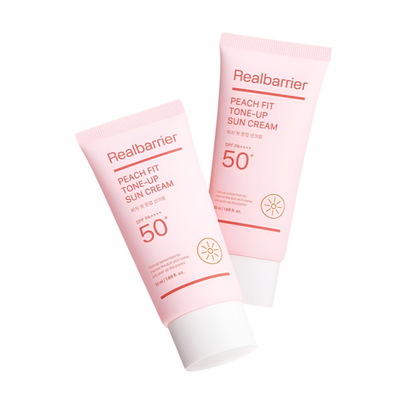 ピーチフィット トーンアップ 日焼け止め SPF50+ PA++++, 50ml,1+1
