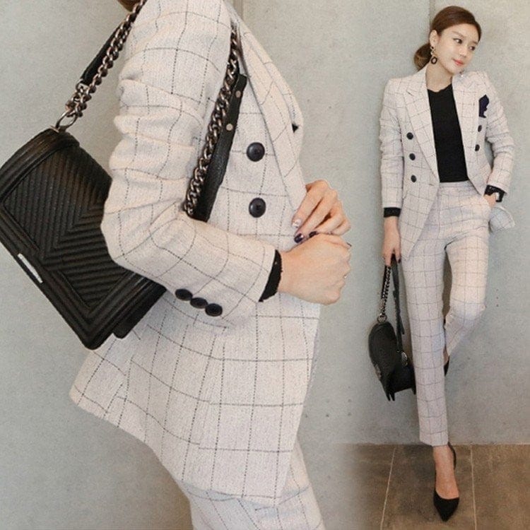 レディース チ 長袖スーツジャケット きれいめ ロングパンツ セットアップ セットアップ通勤
