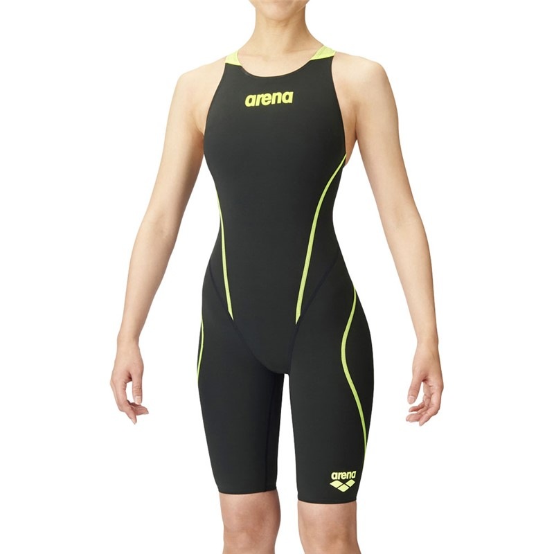 ハーフスパッツオープンバック(クロ スイエイミズギW キョウギ (arn1010w-bkyl)