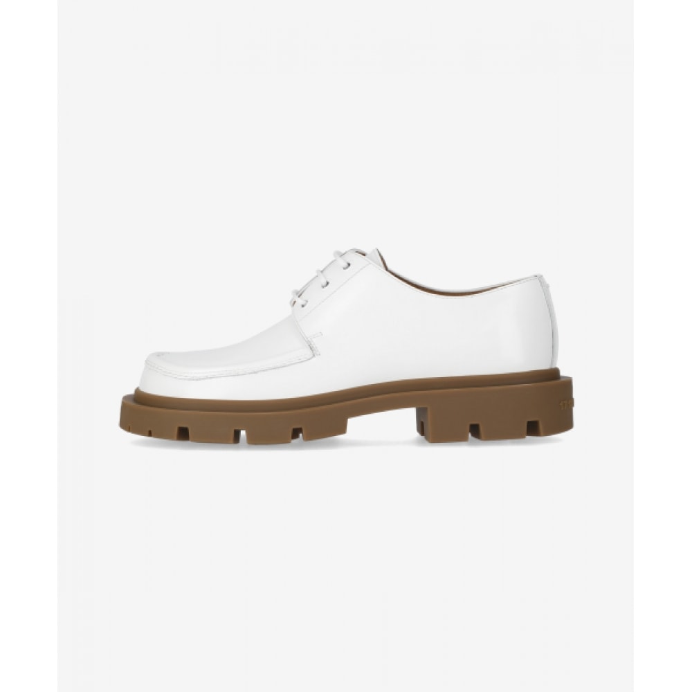 MAISON MARGIELA 女性用アイビーダービーシューズ-ホワイトミックス/S58WQ0133P3827H8339