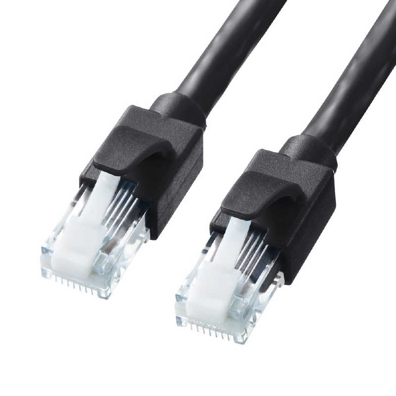 サンワサプライ　カテゴリ6A LANケーブル　KB-T6ATS-30BK