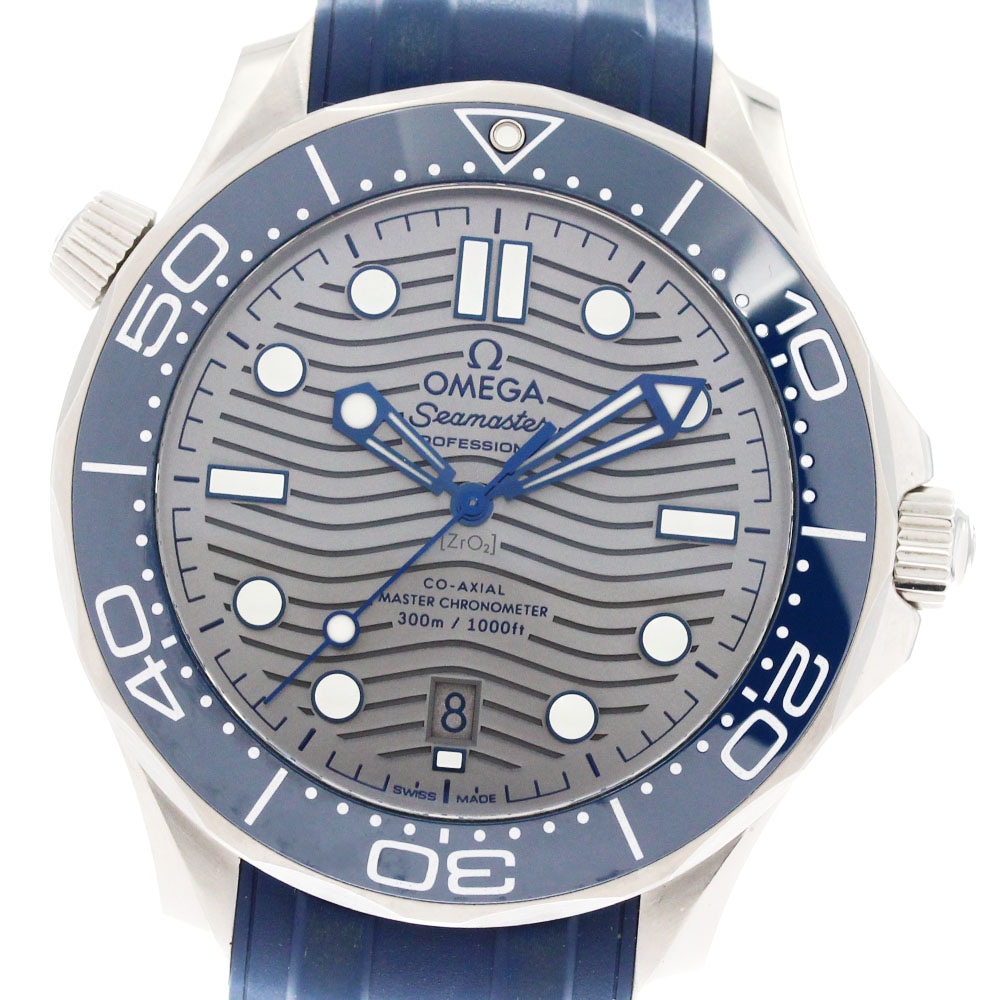 オメガ OMEGA 210.32.42.20.06.001 シーマスター300 コーアクシャル マスタークロノメーター 自動巻き メンズ 良品 保証書付き_877534【中古】