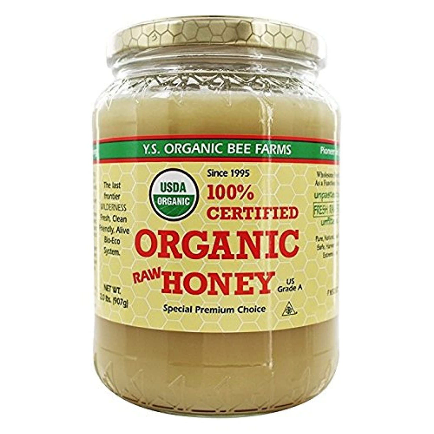 Y.S. Eco Bee Farms オーガニック 生はちみつ(2Lbs)[海外直送品][並行輸入品]