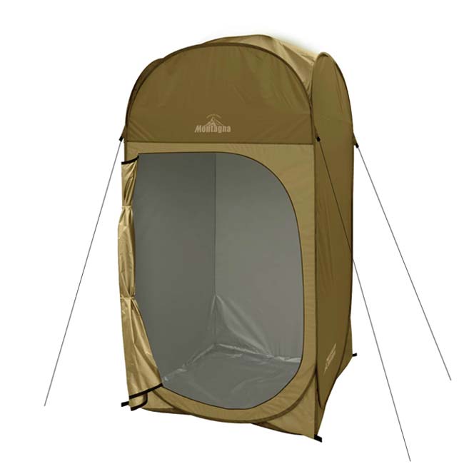 海水浴場や川遊びの着替えに Montagna(モンターナ) 完全プライベート ワイド着替えテント ワンタッチ式 ワイド形状 HAC3468-グリーン(23y4m)