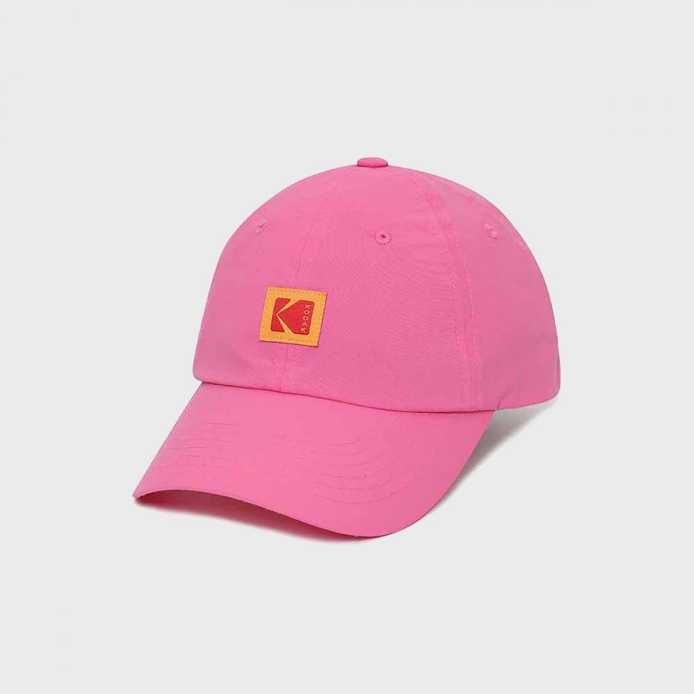 コダックアパレル スクエアロゴナイロンリラックスフィットボールキャップ PINK 8,742円
