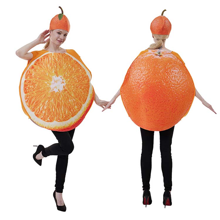 女性用 大人用 ハロウィン衣装 果物 オレンジ フルーツ ミカン コスプレ コスチューム ハロウィン 衣装 ハロウィン 仮装 コスチューム 衣装 仮装 大人用 女性用 レディース ガールズ ウィ今日