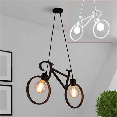 ペンダントライト 復古 工業風 おしゃれ 北欧 led対応 自転車ライト リビング 天井照明器具 玄関 寝室 ダイニング キッチン 和室 洋室 アトリエ アンティーク ダクトレール 引掛シーリング用