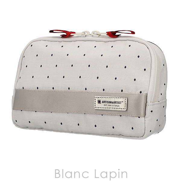 アルティザン＆アーティスト ARTISAN＆ARTIST スロープシェイプ・ポーチ 5WP-PE110H プチ・デコ #アイボリー コスメポーチ/バッグ [161005]
