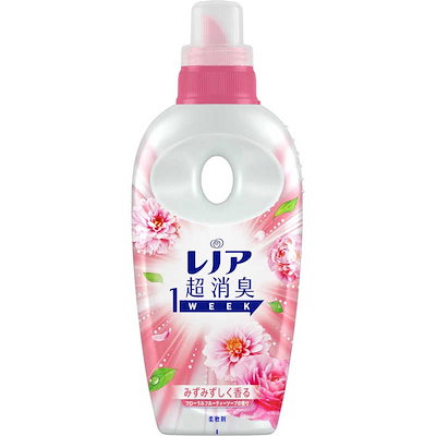 他サイト： P＆G　Lenor(レノア)超消臭1week フローラルフルーティーソープの香り 本体 530mlの商品画像