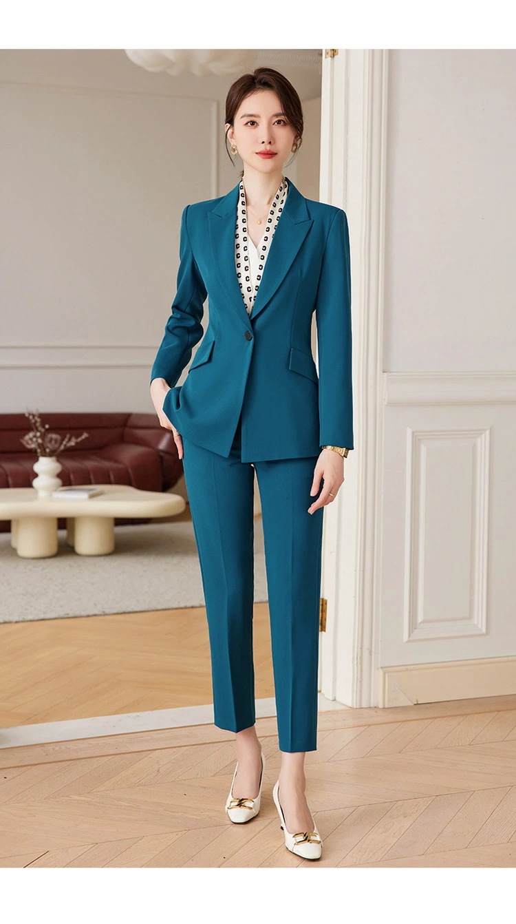 スーツセット レディース 秋冬 軽奢 高級感 仕事着 フォーマル 干練 気質 6365