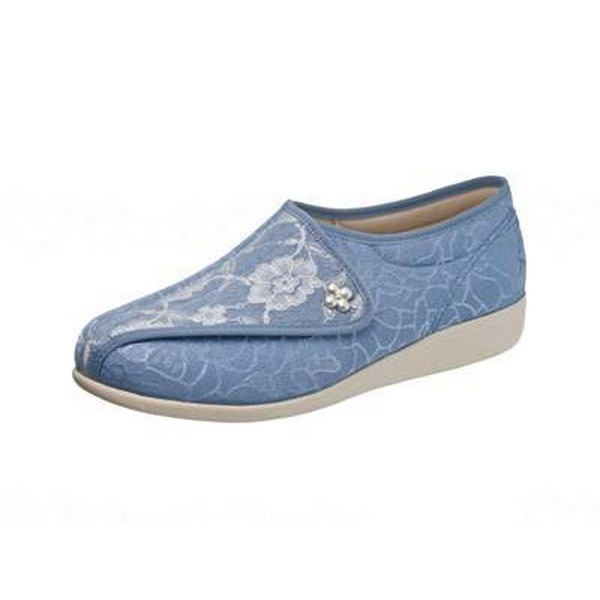 快歩主義L011 ブルー ホワイト 23.0 KS20544 メーカー直送