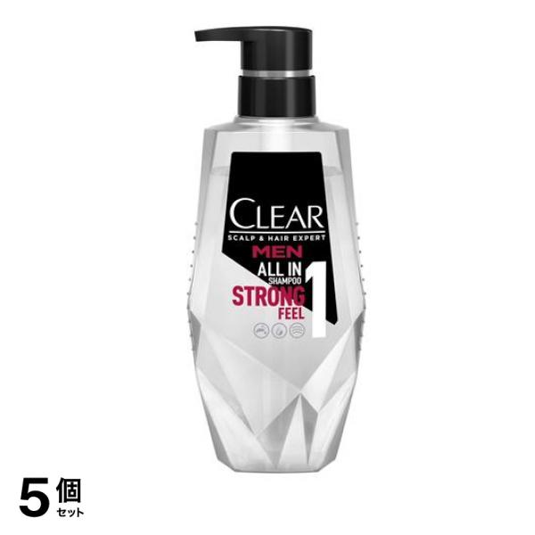 CLEAR(クリア) フォーメン オールインワンシャンプー ポンプ 350g 5個セット
