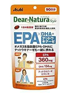 ディアナチュラスタイル EPADHA+ナットウキナーゼ 360粒(90日)