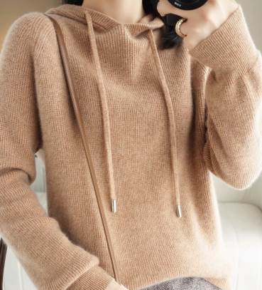 トップス ニットソー レギュラー丈 長袖 フード付き ニット 大人可愛い シンプル カジュアル 上品 お洒落 大人女子 こなれ感 無地 春 秋 冬 10代 20代 30代 40代 50代 60代 女性