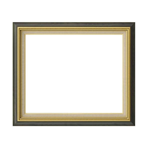 日本製 油絵額縁 フレーム F20号 グリーン 壁掛けひも アクリル 8116 油額 油絵額 額 額縁