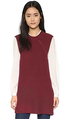By Malene Birger Womens Darlis Tunic, Burgundy Red, Medium By Malene Birger Womens Darlis Tunic, Burgundy Red, Medium