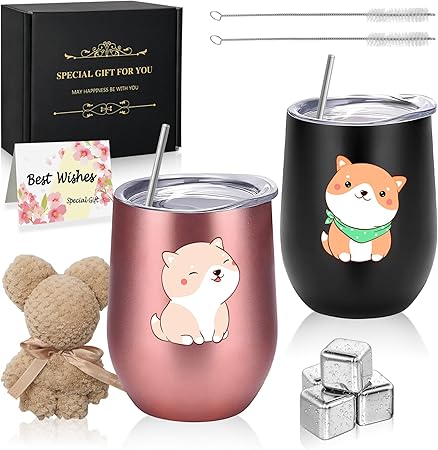 犬 タンブラー ペア グッズ ギフト かわいい 誕生日プレゼント 女性 男性