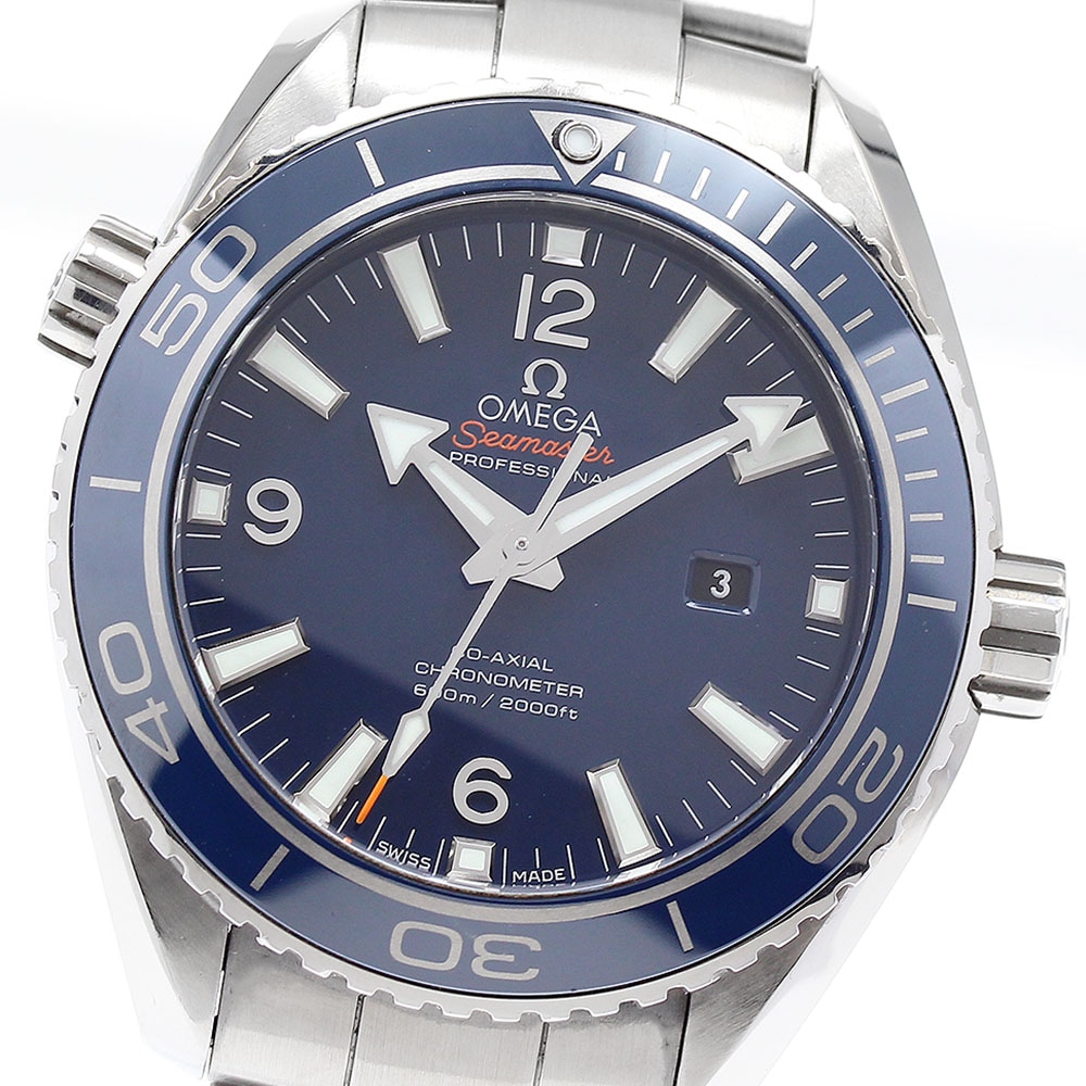 オメガ OMEGA 232.90.38.20.03.001 シーマスター プラネットオーシャン 600M デイト 自動巻き メンズ _886684【中古】
