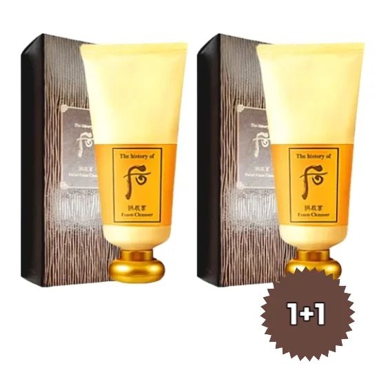 [1+1]拱辰享(ゴンジンヒャン)フォームクレンザー 180mL / 韓国コスメ 洗顔フォーム 天然植物性洗浄成分 しっとりクレンジング しっとり洗顔