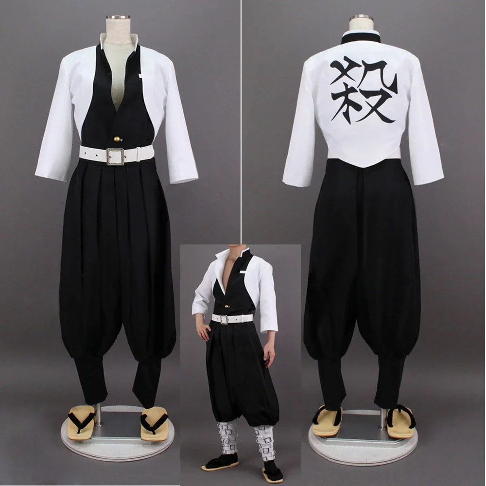 不死川実弥 鬼殺隊制服 コスプレ衣装　コスチューム期間限定30％