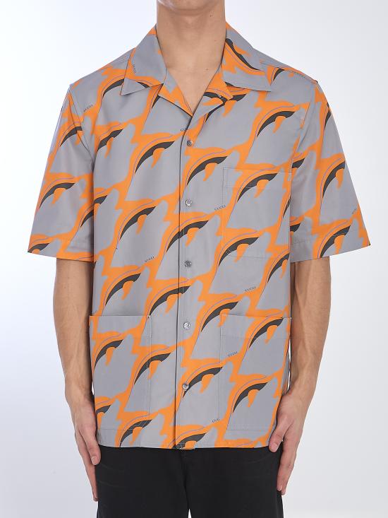 GUCCI Men Long Tops 821498 ORANGE