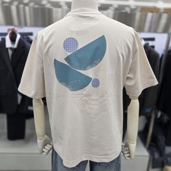 リサイクルポリ混紡アートワークTシャツ JBSF2TR1032 LBE_DJ