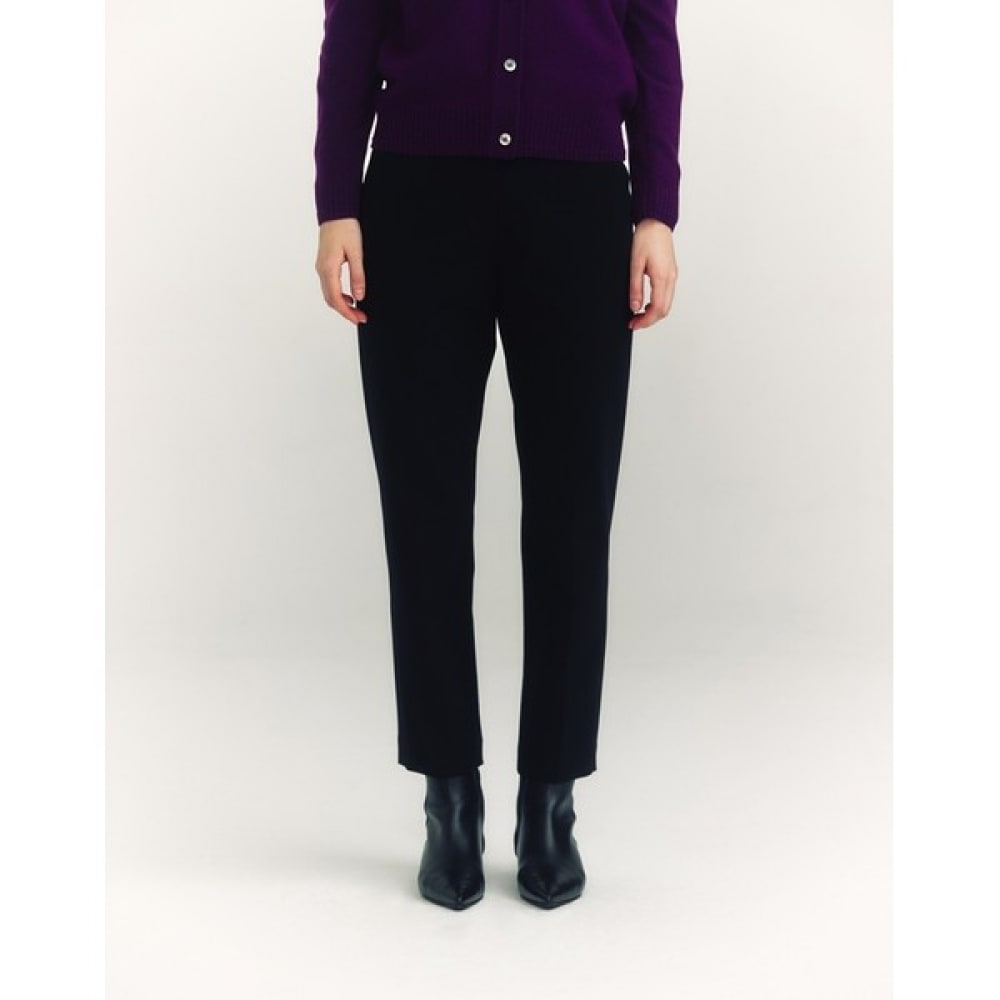 (ヘッジズレディース) 24FW スリムフィットスラックスブラック HSPA4D802BK