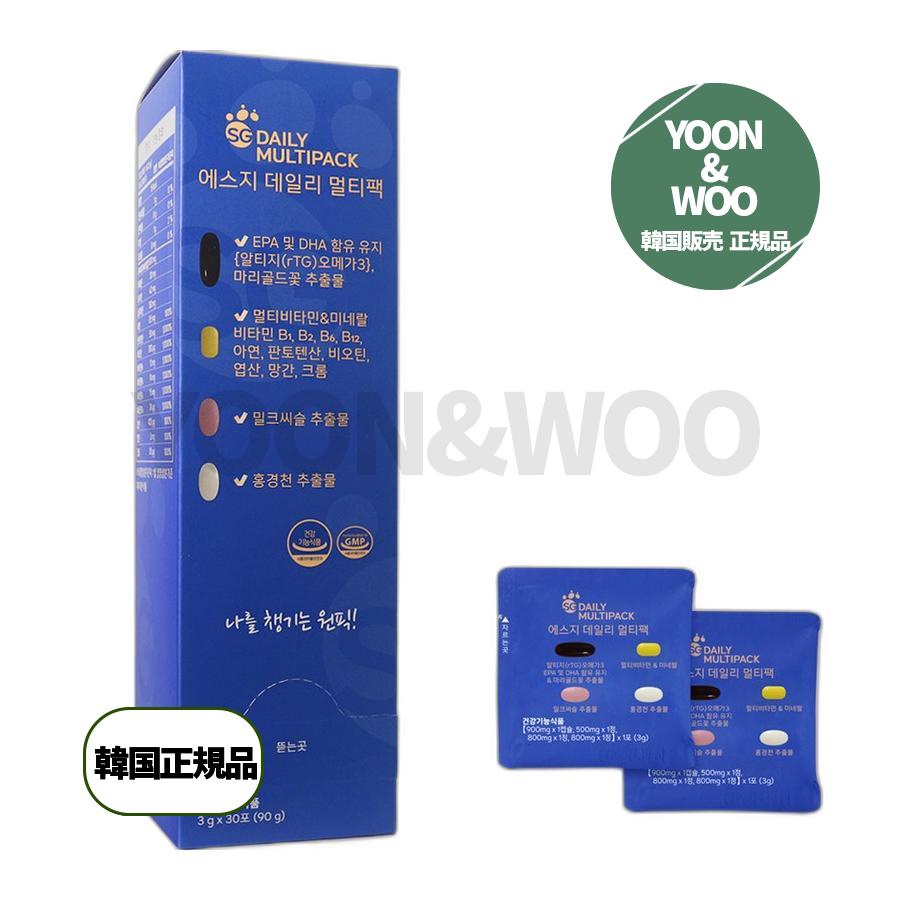 エスジーデイリーマルチパックマルチビタミン30p 90g 1個