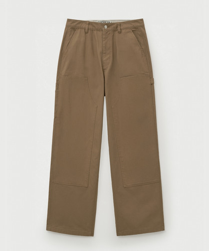 SATUR公式 パンツ Double Ni Carpenter Pants Beige