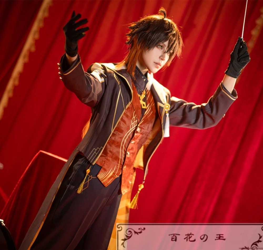 原神 げんしん Genshin 鍾離 音楽祭の衣装 コスプレ衣装 コスチューム ハロウィン 変装 仮装期間限定30％