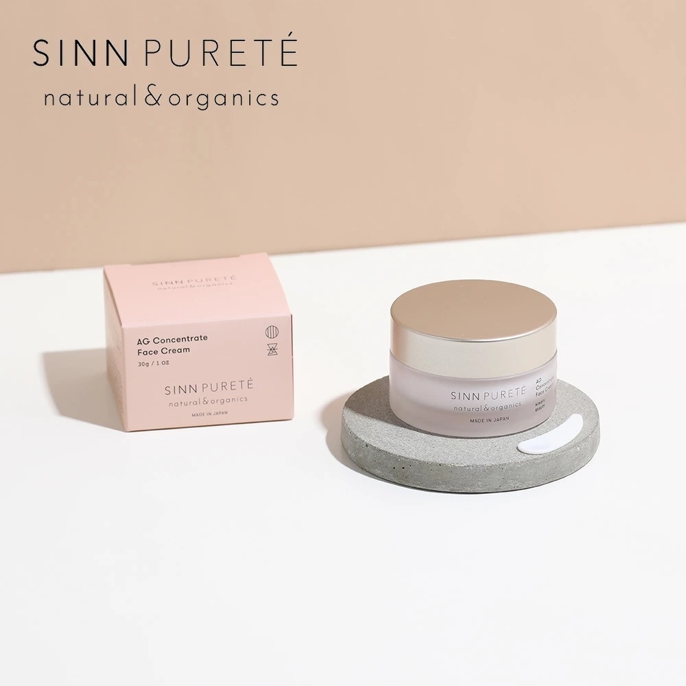 シンピュルテ（SINN PURETE）AG コンセントレイト フェイスクリーム a 30g 美容クリーム クリーム 保湿 エイジングケア 潤い もっちり エイジング ヒトデエキス ハリ 乾燥 乾燥