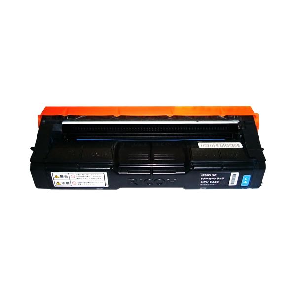 (まとめ）エコサイクルトナー SPトナーC220タイプ シアン 1個(×3セット)