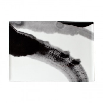 NIKKO（ニッコー） コシノヒロコ 墨の瞬 浄（JYO） 26.5cm長角皿 11117-4370