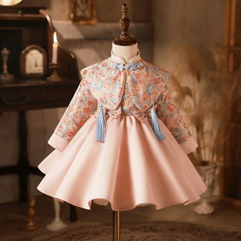 【2枚購入で 3oo円OFF】1歳のドレスベビーガールスプリングスーツガールグラブ週グラブウィーク服の誕生日服の女の子