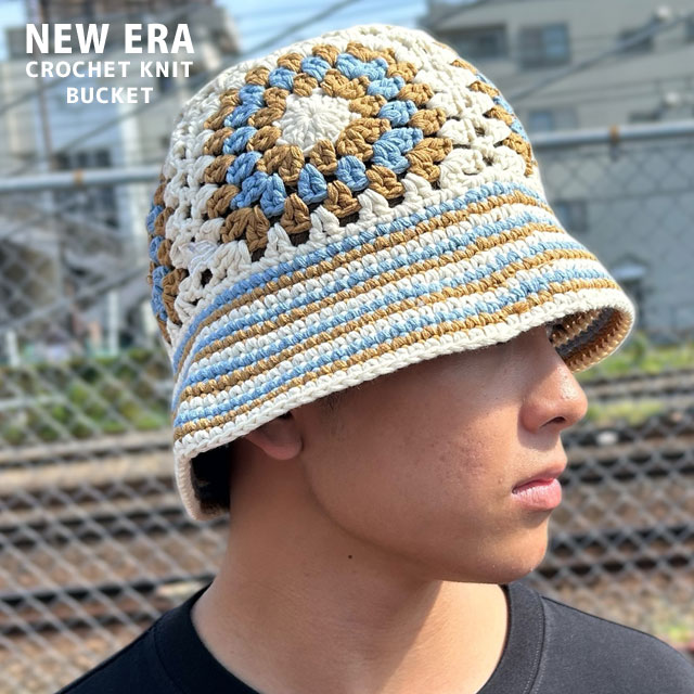 ニューエラ NEW ERA CROCHET KNIT BUCKET OSFM クロシェ バケット 14307348 NewEra 252-000541-016