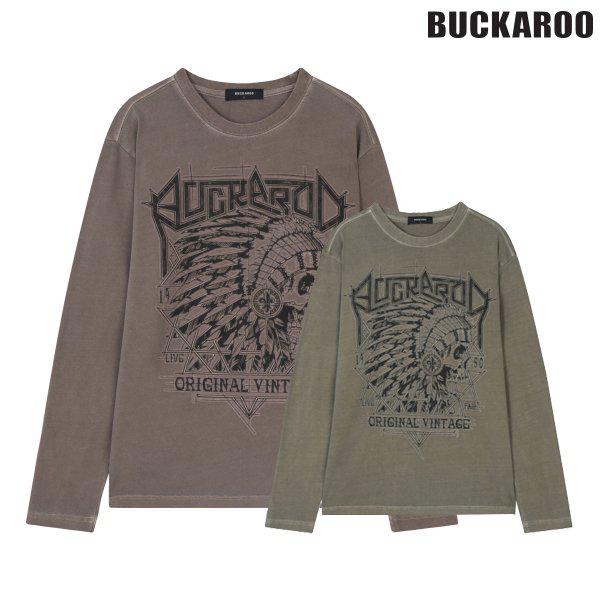 [驪州店] 男性プレミアムインディアンビンテージRネックTシャツ(B245TS391P)
