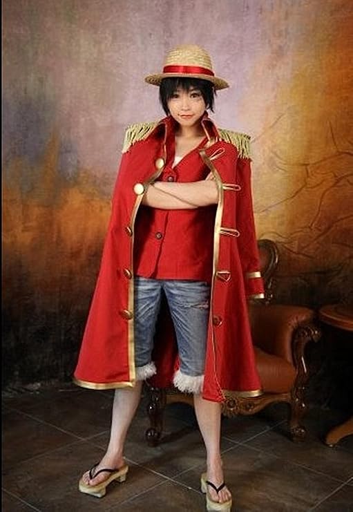 モンキー・D・ルフィコスプレ衣装 帽付き