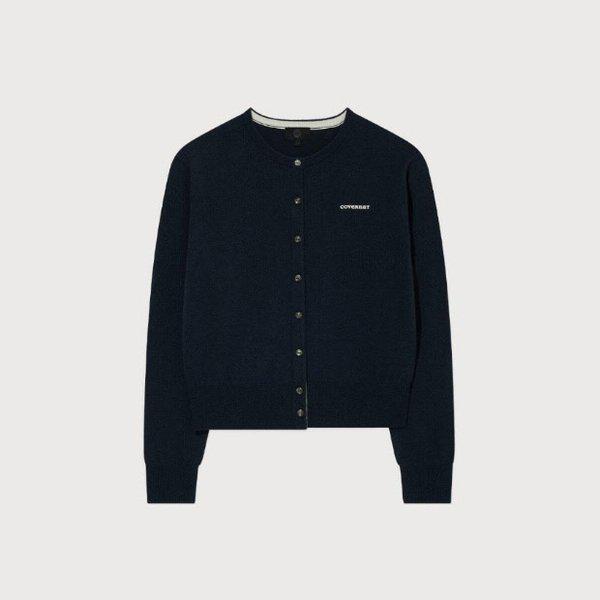 ジャケット CQK CO2501KT72-NA ウーマン ベーシック クーパーロゴ カーディガン Navy