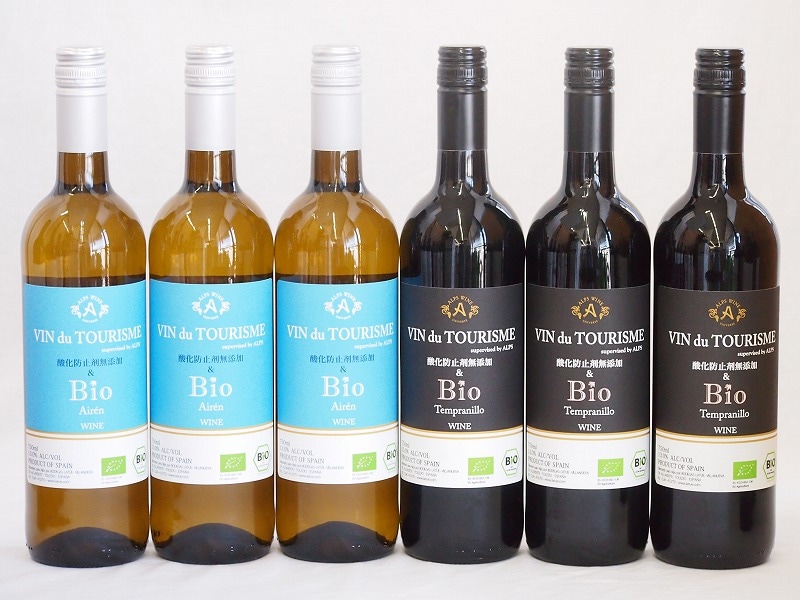 有機ワイン6本セット(アイレン種ヴァンドゥツーリズム辛口(スペイン) テンプラリーニョ種ヴァンドゥツ 8,483円