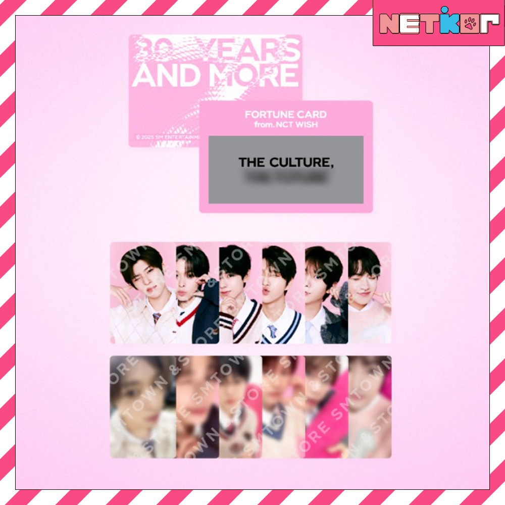 【10個買ってお得】 NCT WISH - FORTUNE SCRATCH CARD SET [ SMTOWN LIVE 2025 1st OFFICIAL MD ] 公式グッズ
