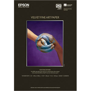 エプソン Velvet Fine Art Paper A3ノビ 20枚 KA3N20VFA