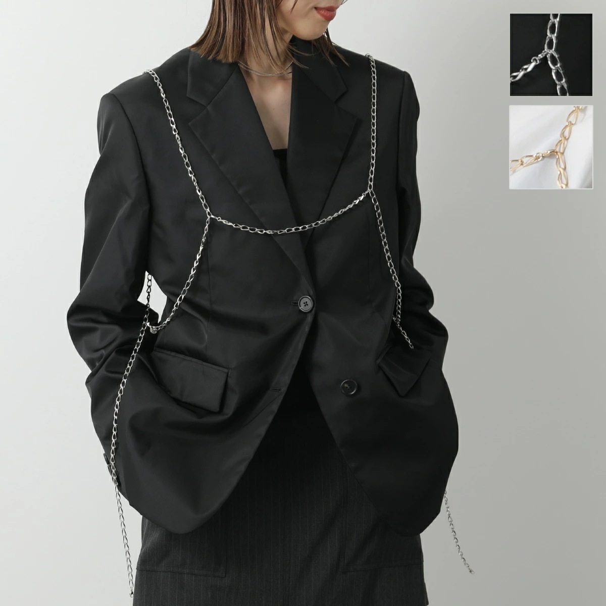 PROVOKE プロヴォーク ハーネスチェーン PV-120013 レディース ブレスレット ネックレス アクセサリー カラー2色