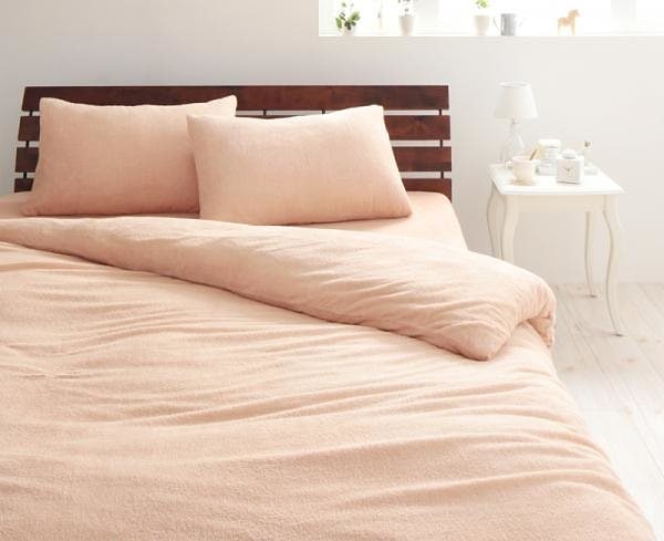 20色から選べる！365日気持ちいい！コットンタオルのカバーリング [掛布団カバーのみ] キング さくら