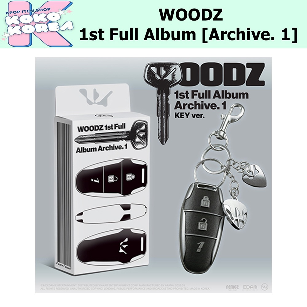 【うめぼし。ページ】EAWDグッズ5点セット Qoo10] EDAMエンターテインメント [予約] Key ver WOODZ 1 : KPOP