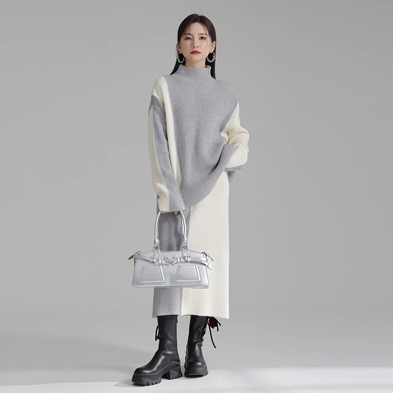 【J.Fashion】 2024 春 ニットセットアップ 上下セット セーター+スカート レディース ニットセット 関連商品は店で購入可能30%までに制限