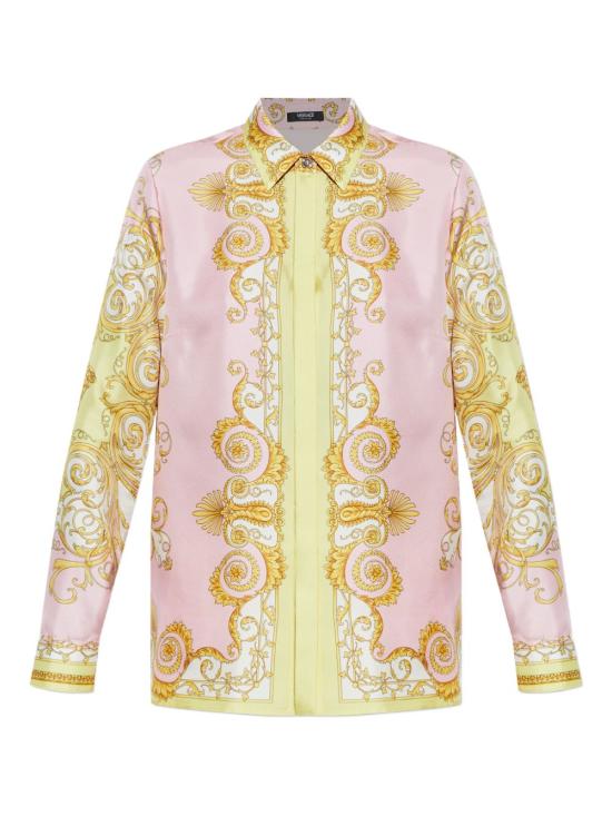 VERSACE Women Shirts 1001360 1A171655Y590 Pink gold