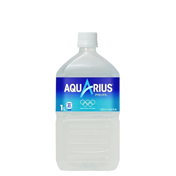 アクエリアス 1.0L PET ペットボトル 5ケース 12本 合計 60本