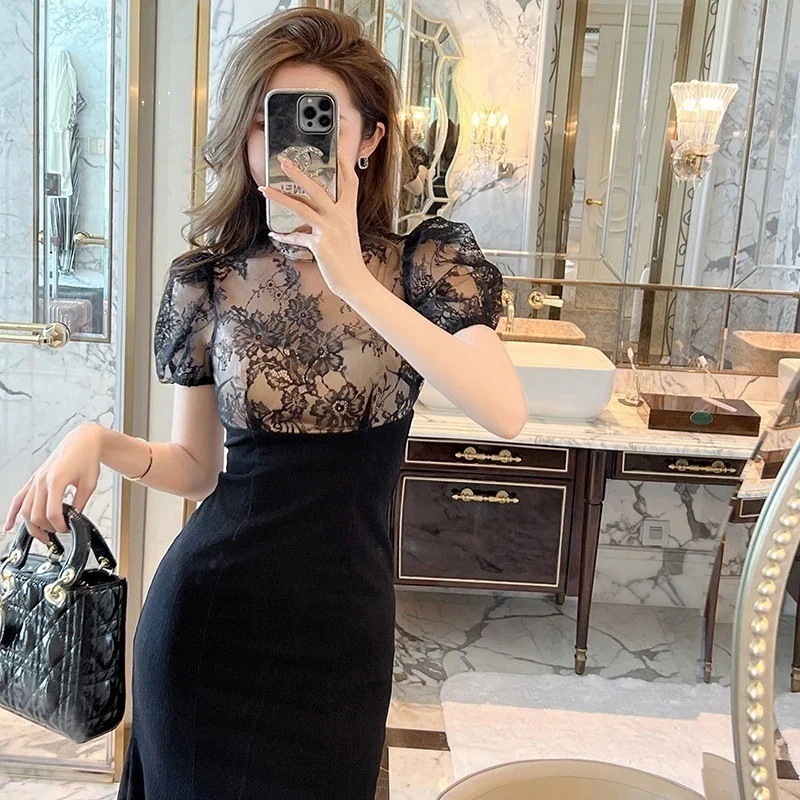 【JY.上品】 ワンピース フォーマル パーティードレス キャバドレス 着痩せ 大人 チャイナドレス 同窓会 披露宴 卒業式 結婚式 演奏会 ウェディング ステージ 二次会 発表会 正式 196