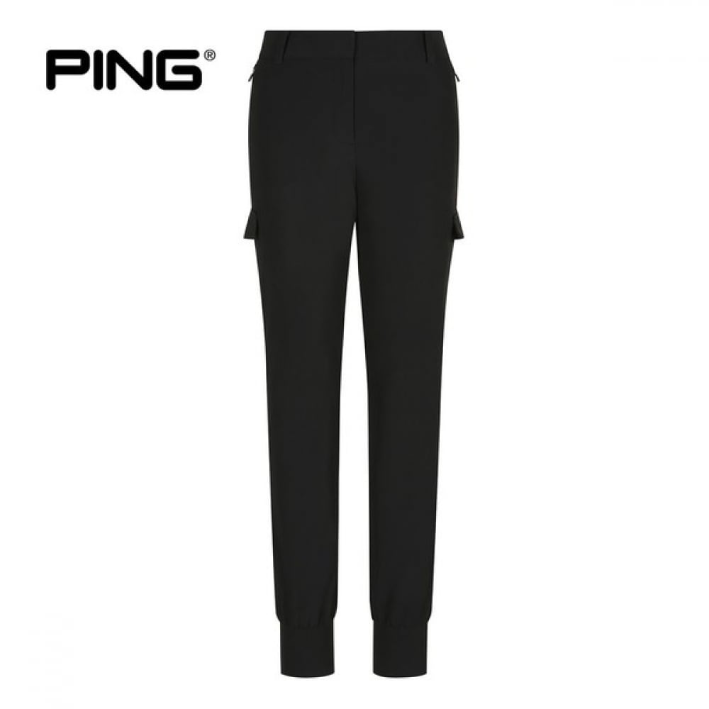 [ping] 女性用フラップポケットカーゴジョガーパンツ